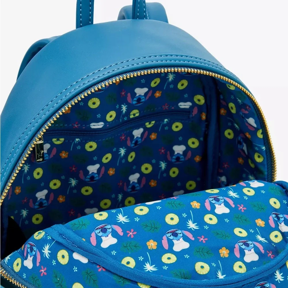 Loungefly‎ Disney Lilo & Stitch Pineapple Pizza Mini Backpack BoxLunch
